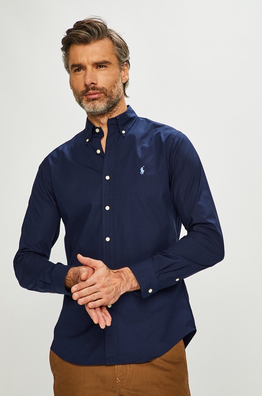 Polo Ralph Lauren cămașă lung bleumarin 710705269006