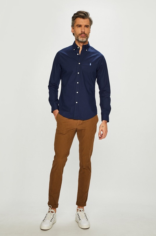 Îmbrăcăminte Polo Ralph Lauren cămașă 710705269006 bleumarin