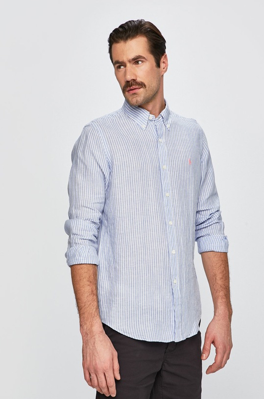 Polo Ralph Lauren - Košeľa jemný vzor modrá 710740807001