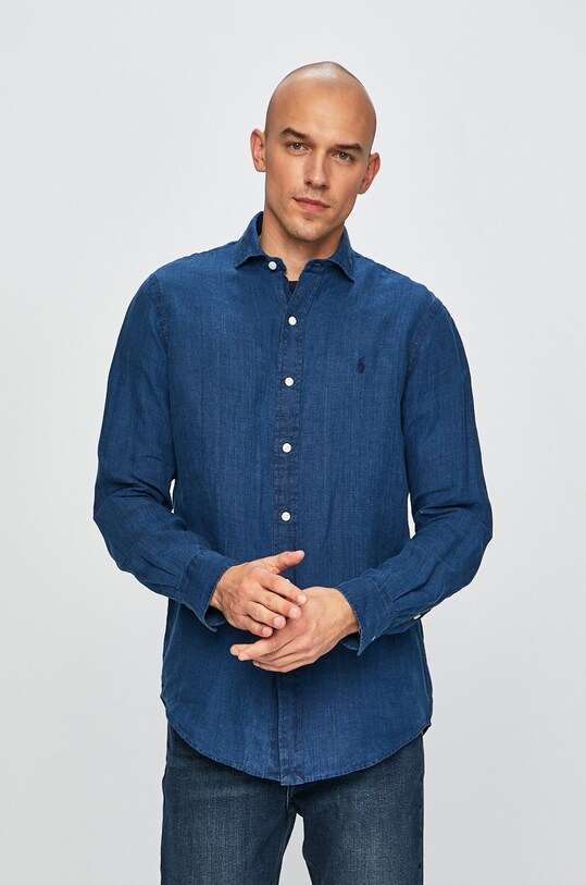 Polo Ralph Lauren - Košile hladký námořnická modř 710742155001