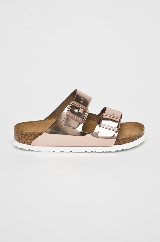 Кожаные шлепанцы Birkenstock Arizona SFB венский розовый 952091