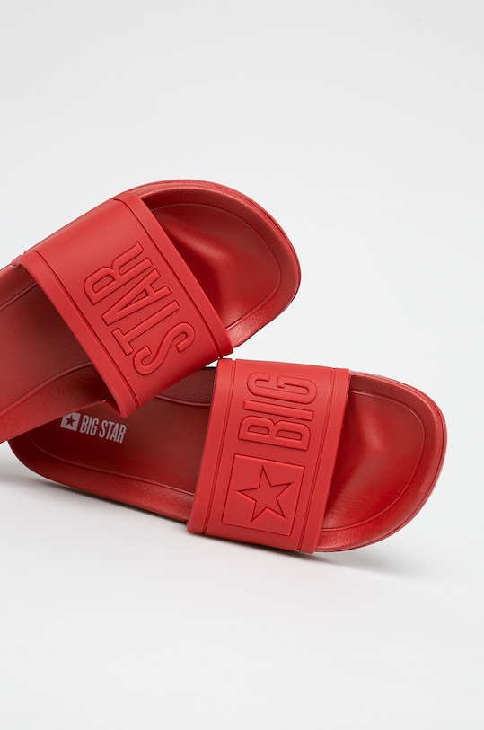 Big Star - Klapki DD274A270 czerwony SS19