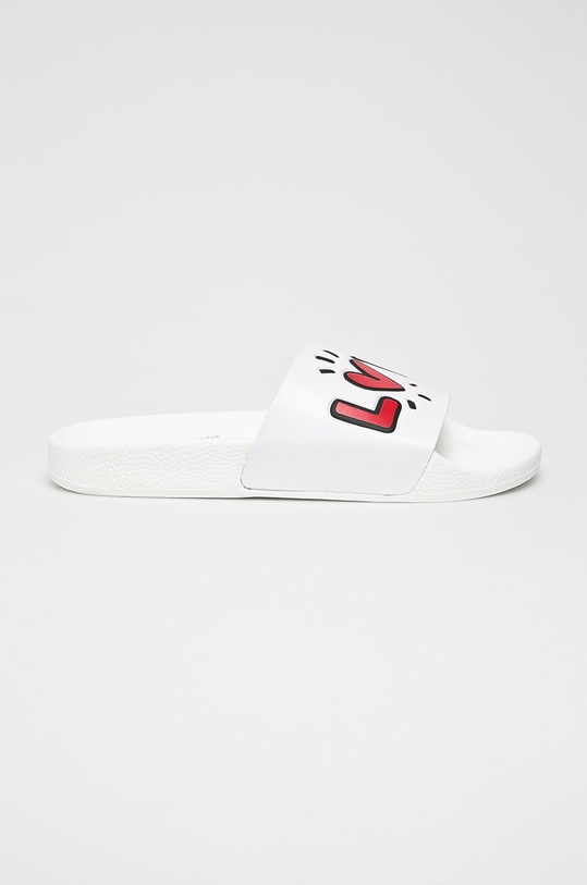 TheWhiteBrand - Papuci piele alb L.0282