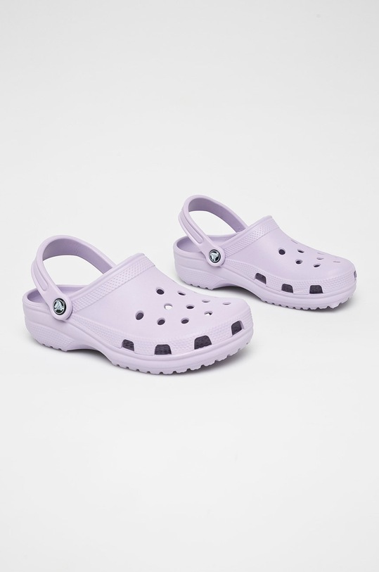 Crocs - Klapki Classic 10001.CROCS.CLASSIC. fioletowy SS22