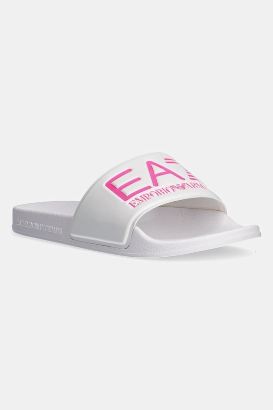 EA7 Emporio Armani - Papuci sintetic alb XCC22.XCP001