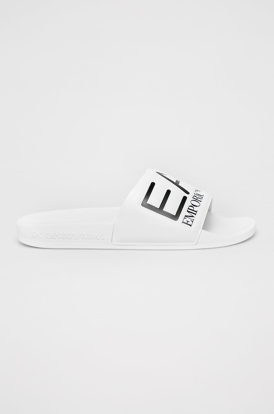 EA7 Emporio Armani - Шльопанці віденський білий XCC22.XCP001