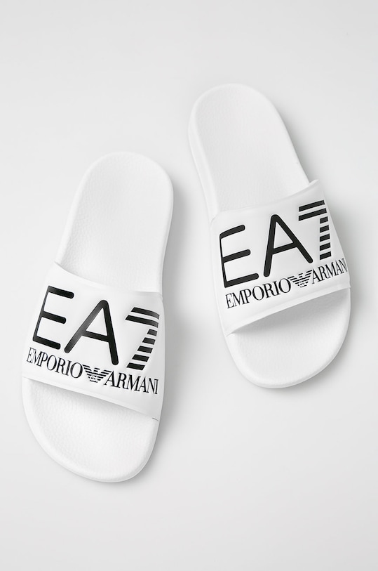 EA7 Emporio Armani - Klapki XCC22.XCP001 XCC22.XCP001 biały SS21