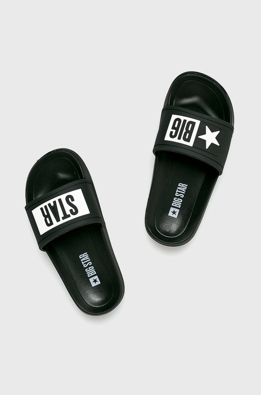 Big Star - Klapki DD374150 czarny SS19