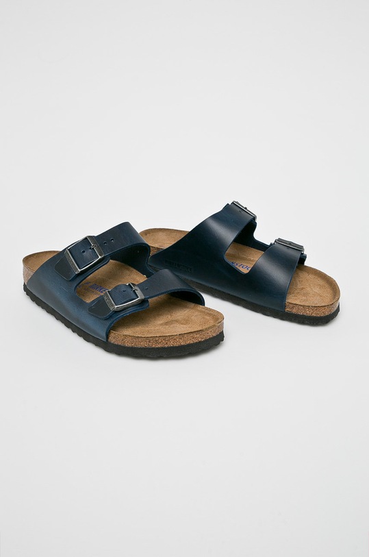 Kožené šľapky Birkenstock Arizona SFB 1013644 tmavomodrá SS22