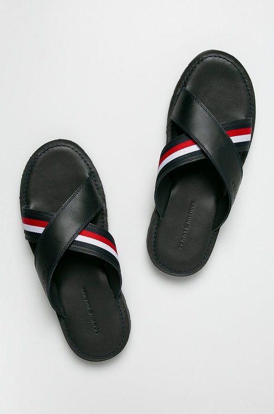 Tommy Hilfiger - Παντόφλες FM0FM02120 σκούρο μπλε SS21