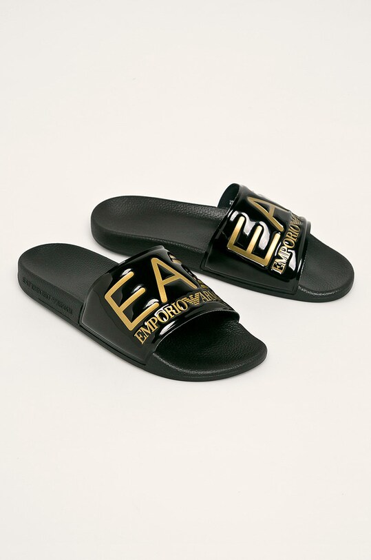 EA7 Emporio Armani papucs XCC22.XCP001.M fekete SS21