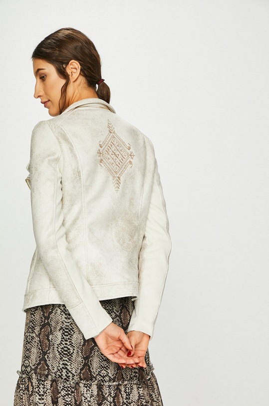 Дрехи Рокерско яке Desigual 19SWEW17 бежов