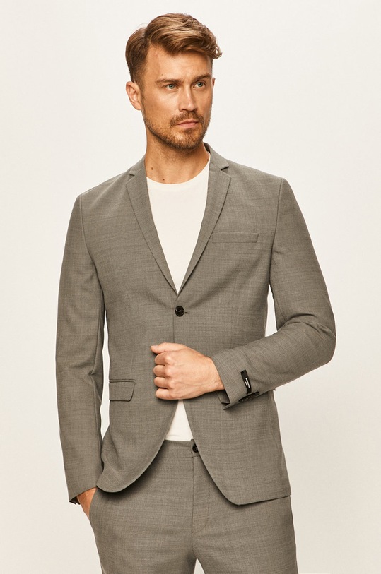 Premium by Jack&Jones - Marynarka tkanina szary 12141107