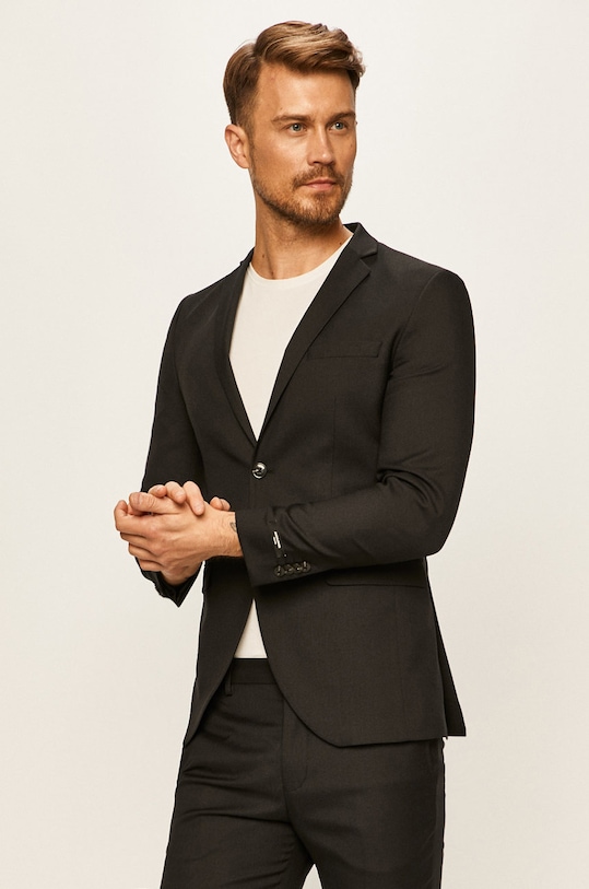 Premium by Jack&Jones - Marynarka tkanina czarny 12141107