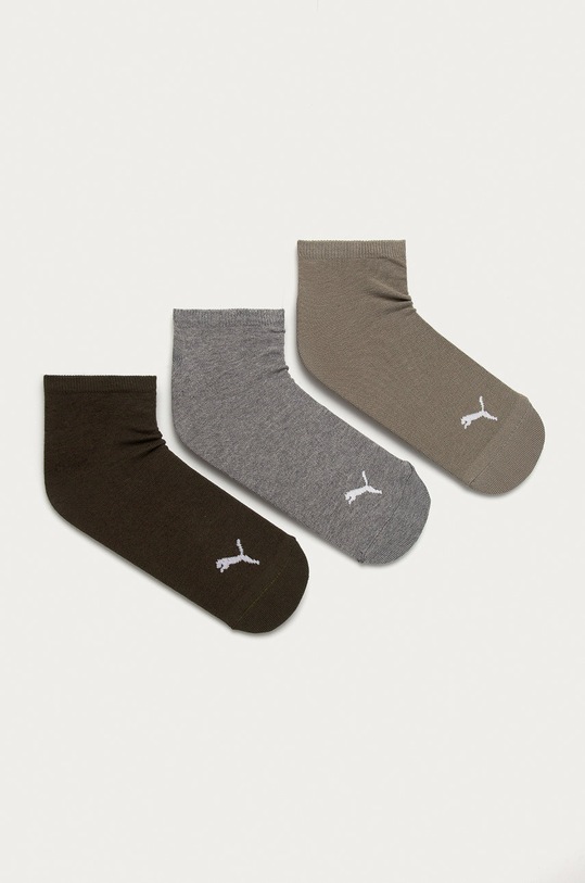 Ponožky Puma 906807 (3-pak) krátke ponožky zelená 906807