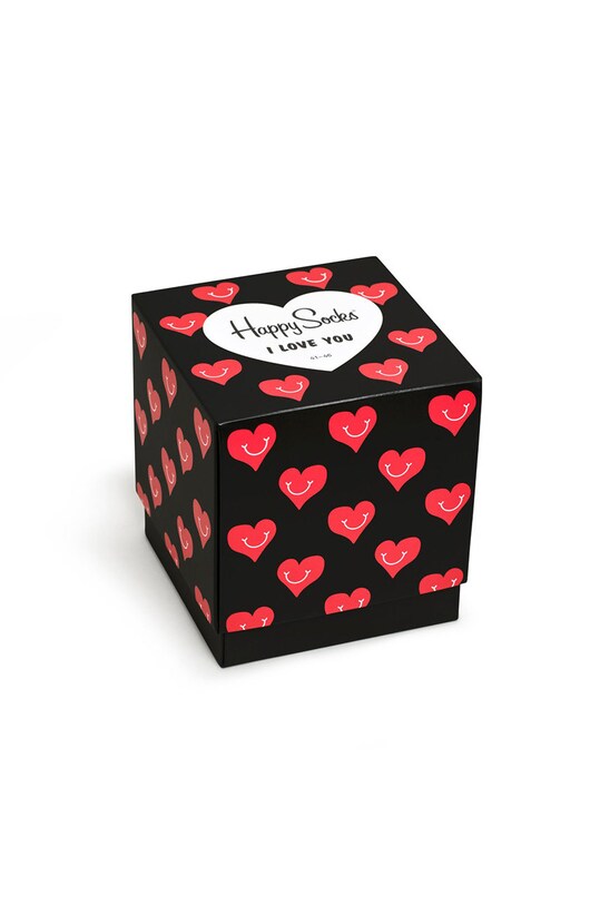Happy Socks - Skarpetki I love you Gift Box (3-pak) czerwony XLOV08.4300.D