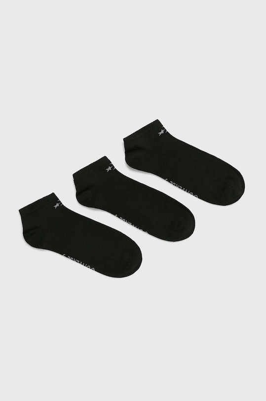 Converse - Skarpety (3-pack) skarpetki krótkie czarny E747B.3020
