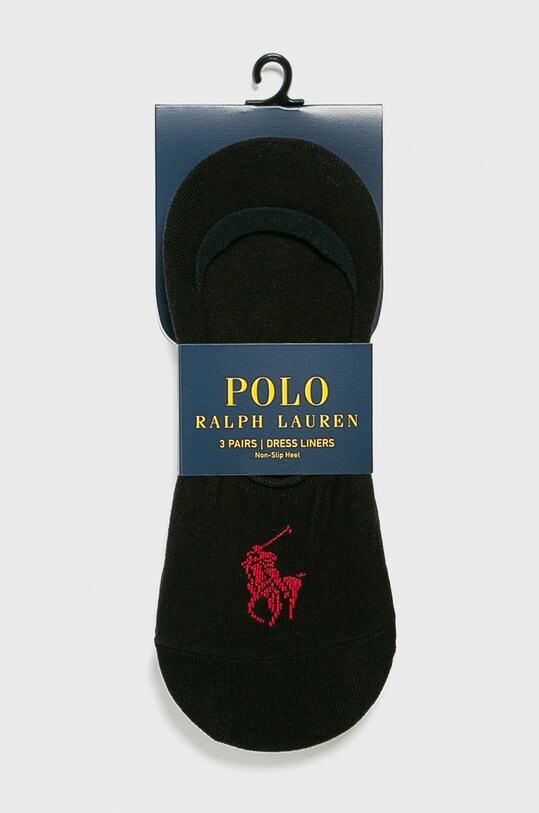 Polo Ralph Lauren nogavice (3-Pack) črna 449655267002