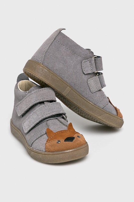 Mrugała - Детски половинки обувки Suzie 5280.9.SUZIE. сив SS19