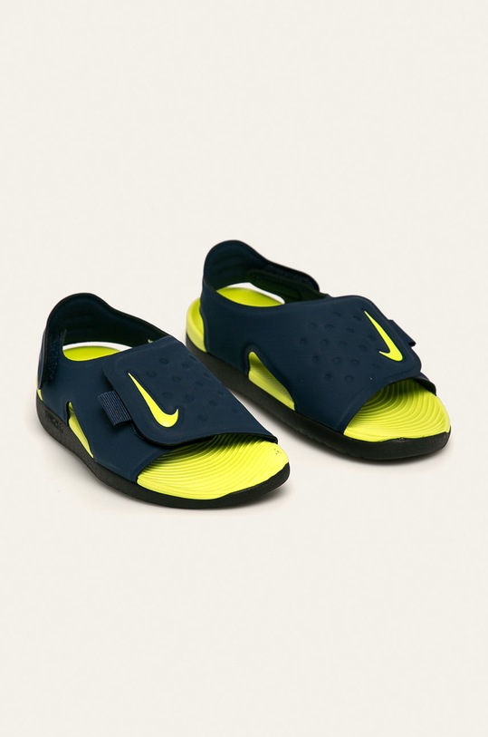 Nike Kids - Dětské sandály Sunray Adjust 5 AJ9076 námořnická modř SS20