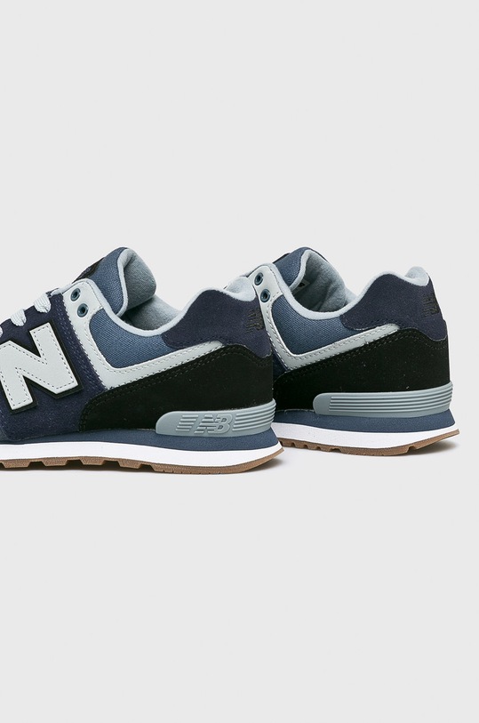 Chlapec New Balance - Topánky GC574MLA tmavomodrá