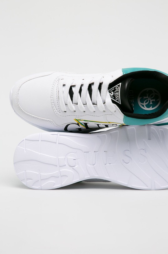 Guess Jeans - Обувки Milez бял FL5MIL.ELE12