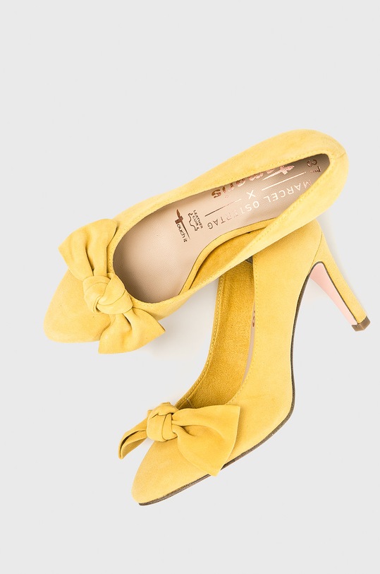 Obuv Tamaris - Lodičky x Marcel Ostertag 1.1.22423.22 žltá