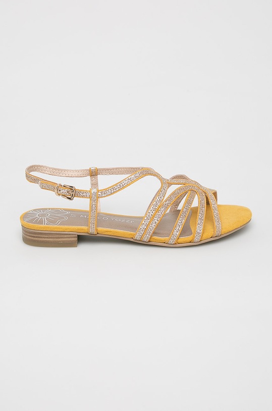 Marco Tozzi - Szandál textil arany 2.2.28103.22