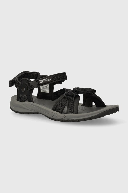 Jack Wolfskin сандалі чорний 4019041