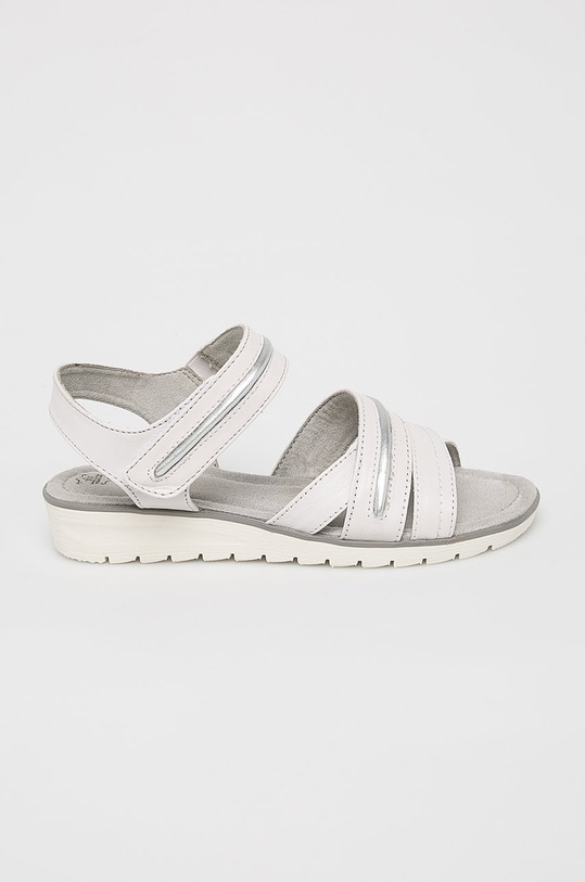 Jana - Szandál koturnus fehér 8.8.28604.22