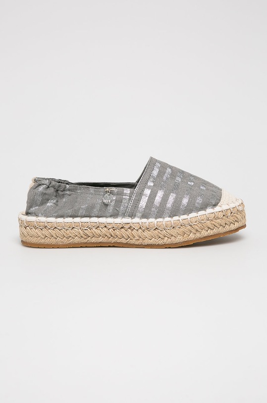 s. Oliver - Espadrilky platforma šedá 5.5.24204.32