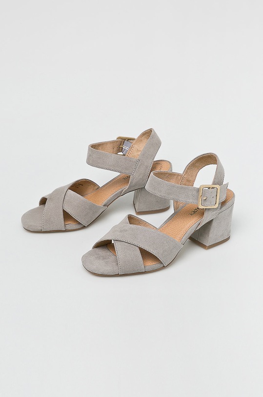 Obuv s. Oliver - Sandále 5.5.28310.22 sivá