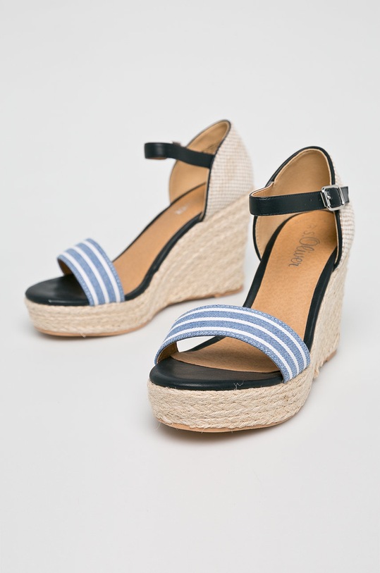 s. Oliver - Platformy 5.5.28315.22 tmavomodrá SS19