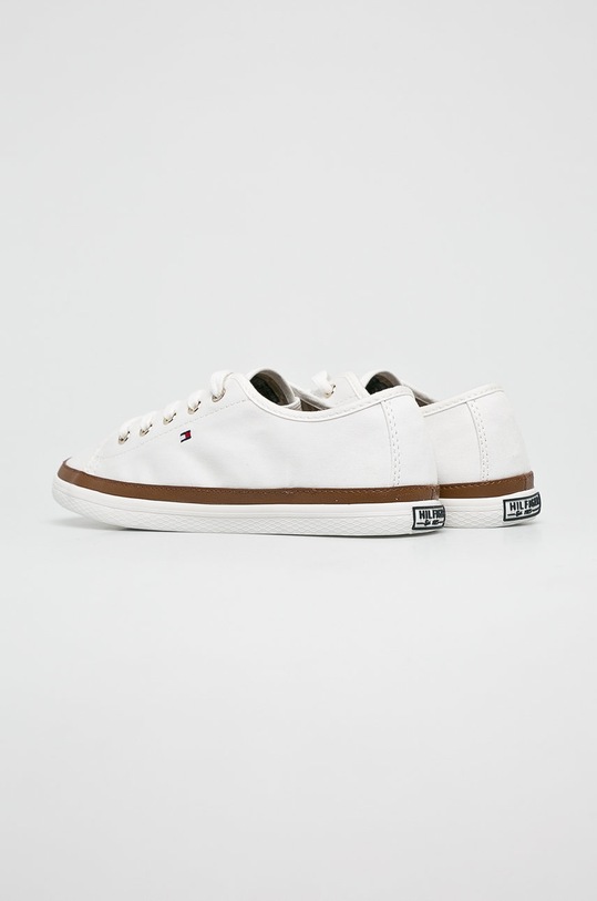 Παπούτσια Tommy Hilfiger - Πάνινα παπούτσια FW0FW02823 λευκό