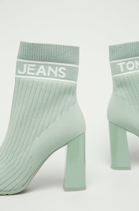 Încălțăminte Tommy Jeans - Botine EN0EN00524 turcoaz