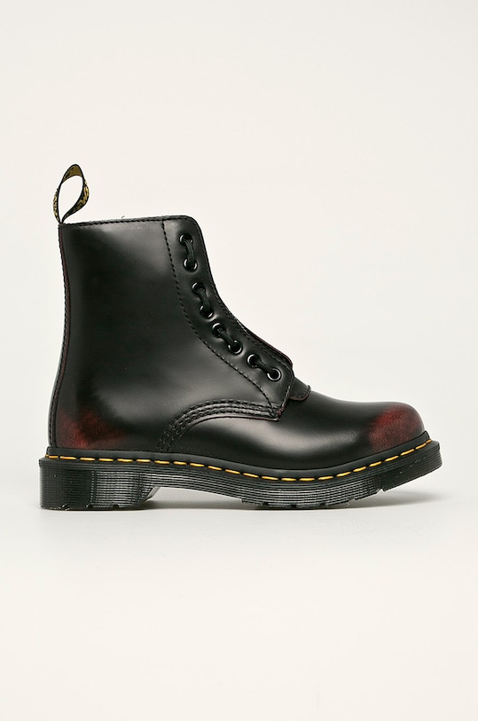 Dr. Martens - Workery skórzane nieocieplane bordowy 24330600