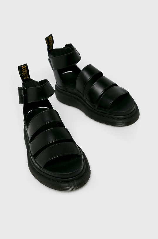 Kožené sandále Dr. Martens Clarissa II 24477001 čierna SS20