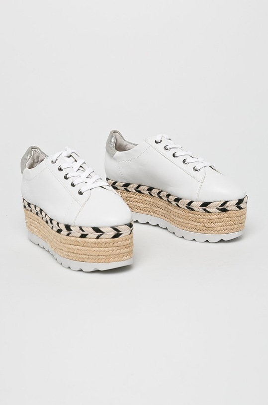 Guess Jeans - Espadrilky FL6GRC.LEA13 bílá SS19