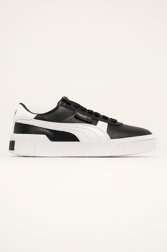Puma - Topánky Cali 369155 imitácia kože čierna 369155