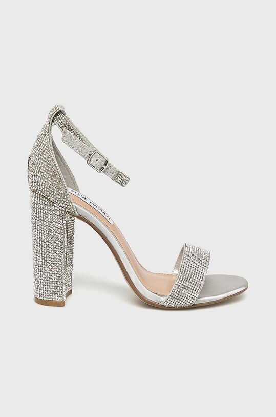 Steve Madden - Sandały Carrson-R słupek srebrny SM11000371