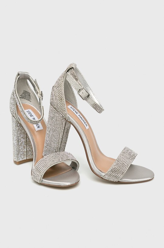 Steve Madden - Sandały Carrson-R srebrny SM11000371