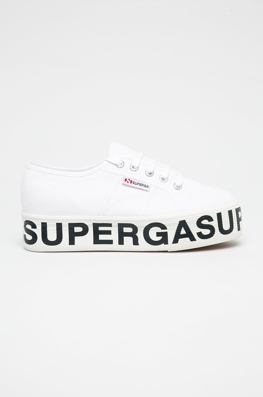 Superga - Ниски кецове платформа бял S00FJ80.901