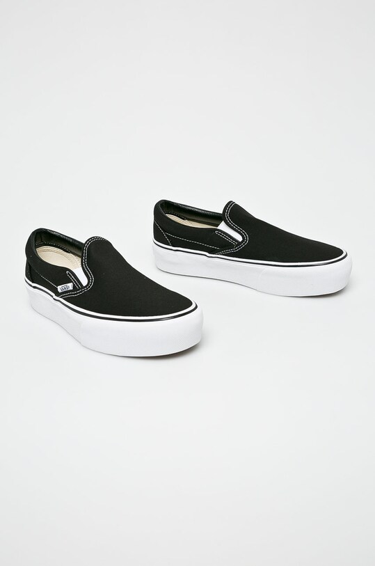 Vans - Tenisówki Classic Slip-On VN00018EBLK1 czarny AA00