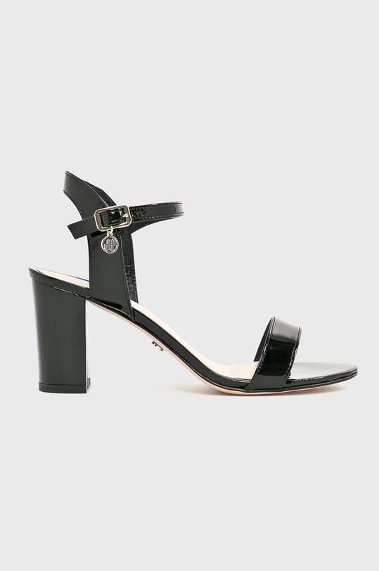 Solo Femme - Sandále okrúhla čierna 82427.33.B48.000.07.00