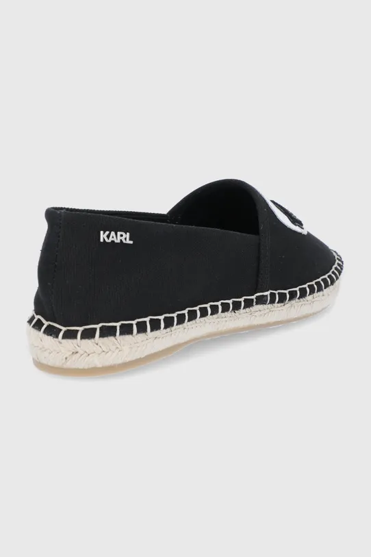 Obuwie Karl Lagerfeld - Espadryle Karl Ikonic Slip On KL80111 KL80111 czarny