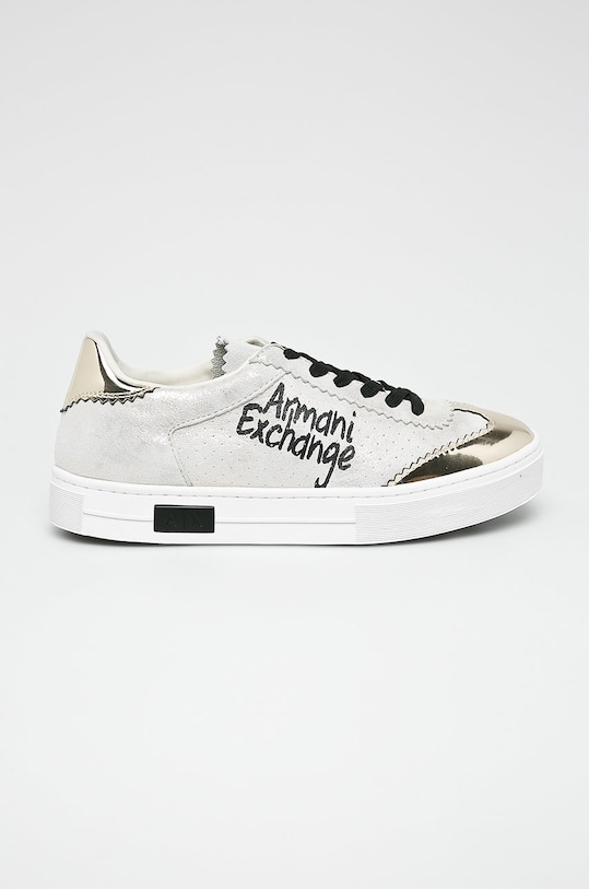 Armani Exchange - Topánky plochá zlatá XDX013.XV106