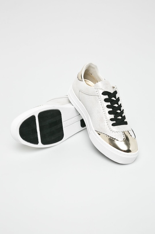 Armani Exchange - Topánky zlatá XDX013.XV106