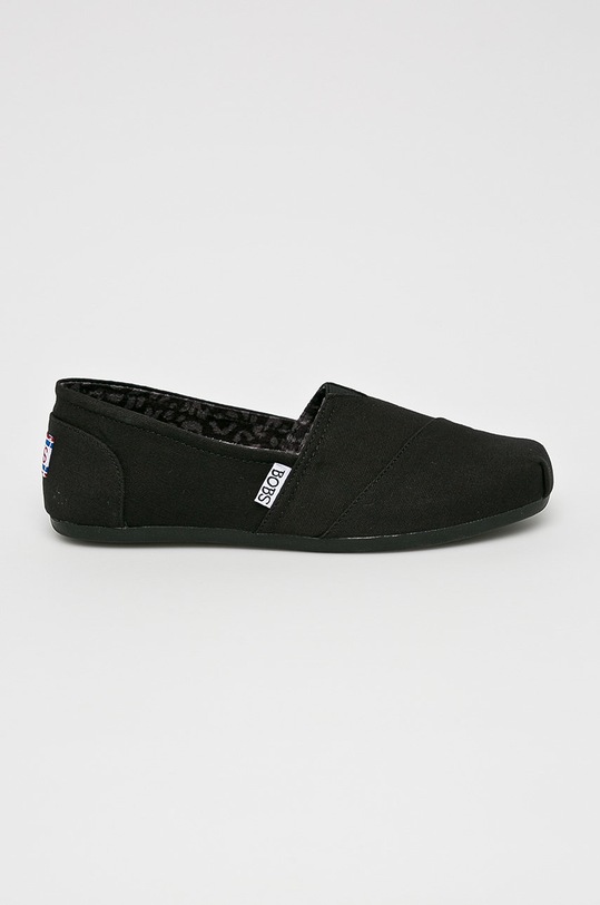 Skechers - Espadryle tekstylny czarny 33645