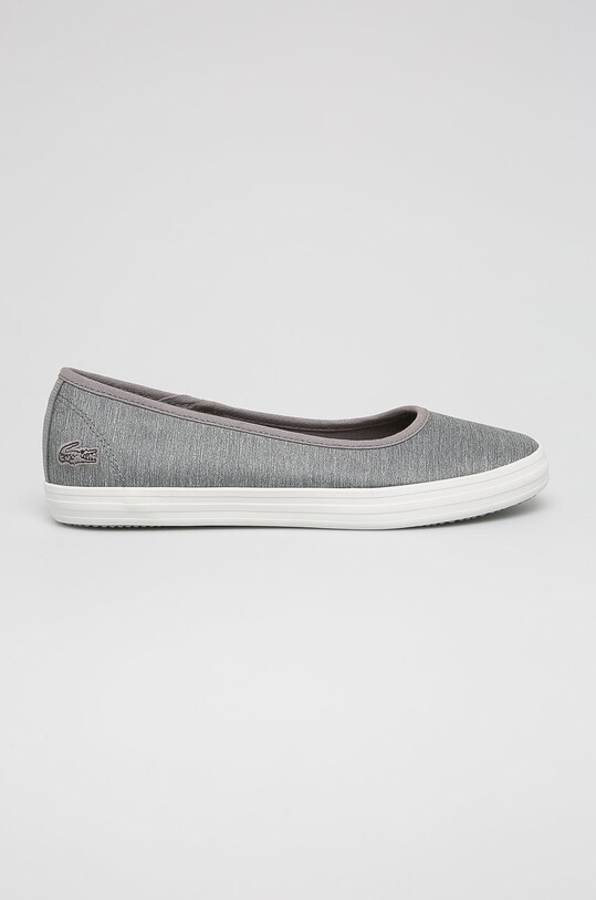 Lacoste - Baleriny Ziane Ballet 737CFA00501E7 szary 737CFA00501E7