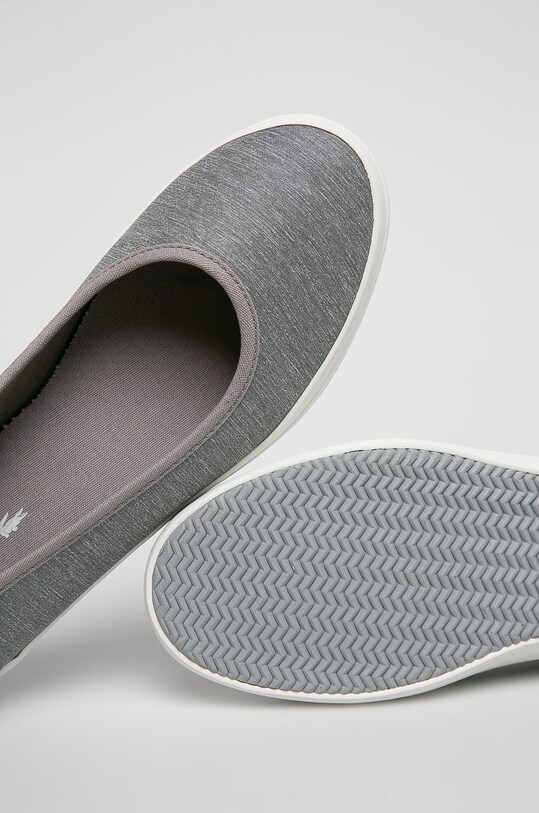 Lacoste - Baleriny Ziane Ballet 737CFA00501E7 szary 737CFA00501E7